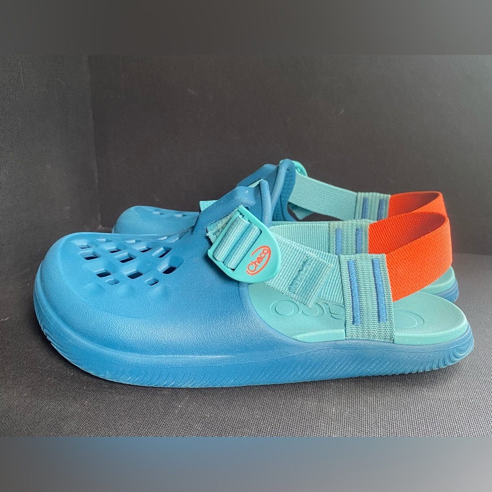 Chaco Chillos Clog Ocean Blue Waterproof Shoe Outdoor Sandal W7 - Picture 4 of 8